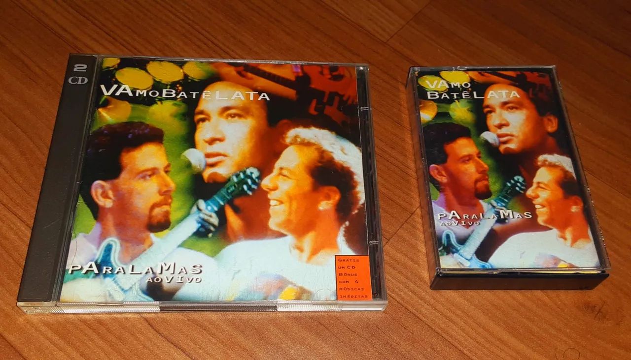 Paralamas do sucesso original Cd+K7.