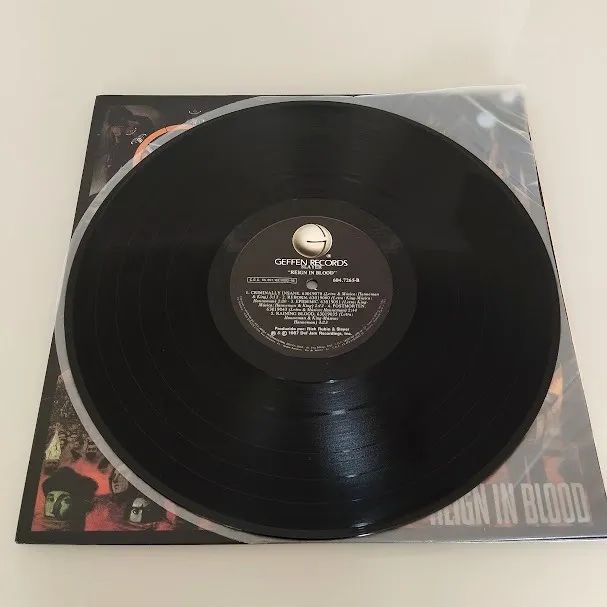 Lp Slayer Reign In Blood 1987 - Impecável - Foto 5