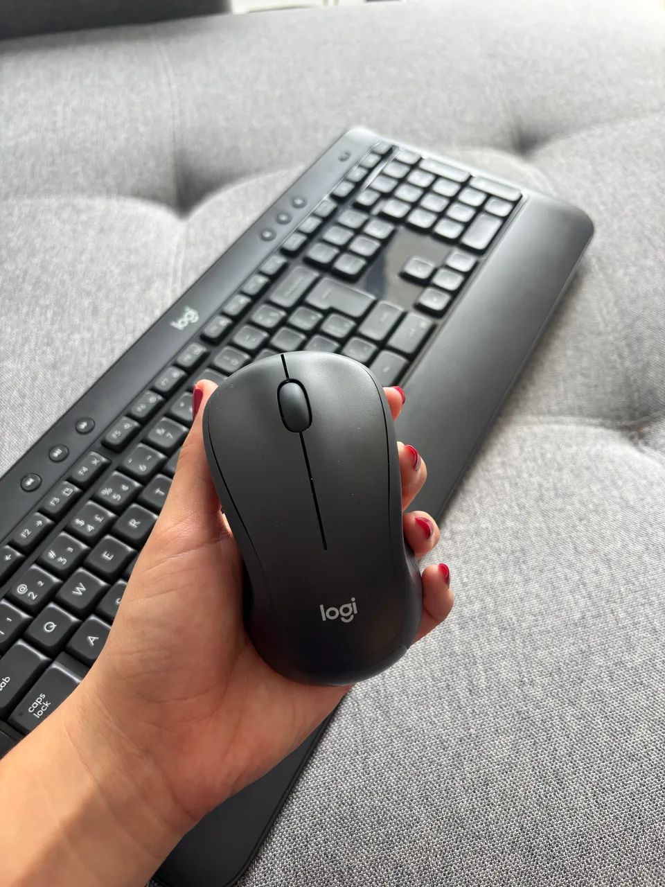 Teclado e mouse logitech  - Foto 4