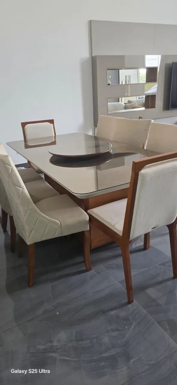 Mesa de jantar com 6 cadeiras  - Foto 2