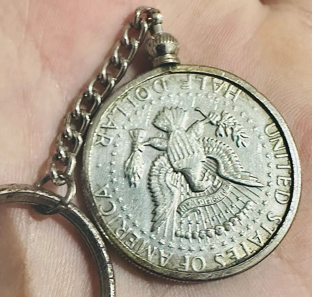 Moeda 1968 em prata dollar - Foto 2