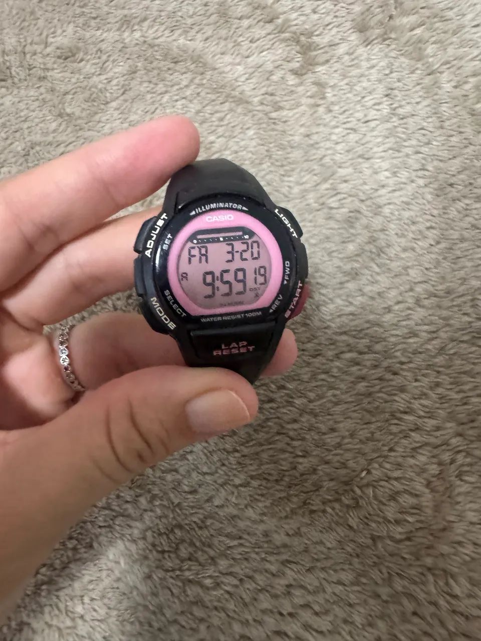 Relógio Casio Runner 60 Lap Memory 100m Resistente À Água - Foto 2