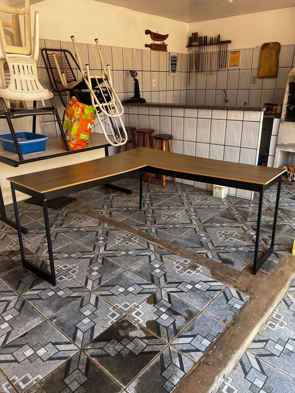 Mesa em L MDF