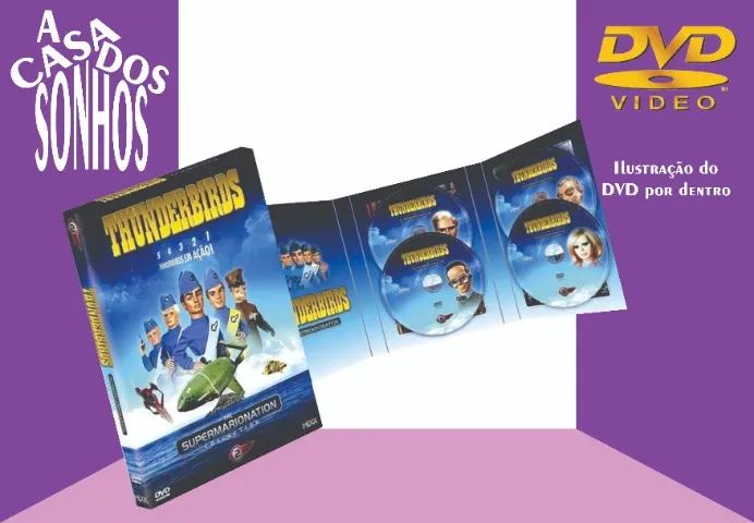 Box DVD Thunderbirs Temporada 1 e 2 Completas - 8 discos - Foto 4