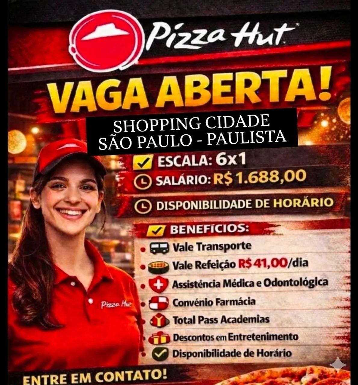 VAGA ATENDENTE 