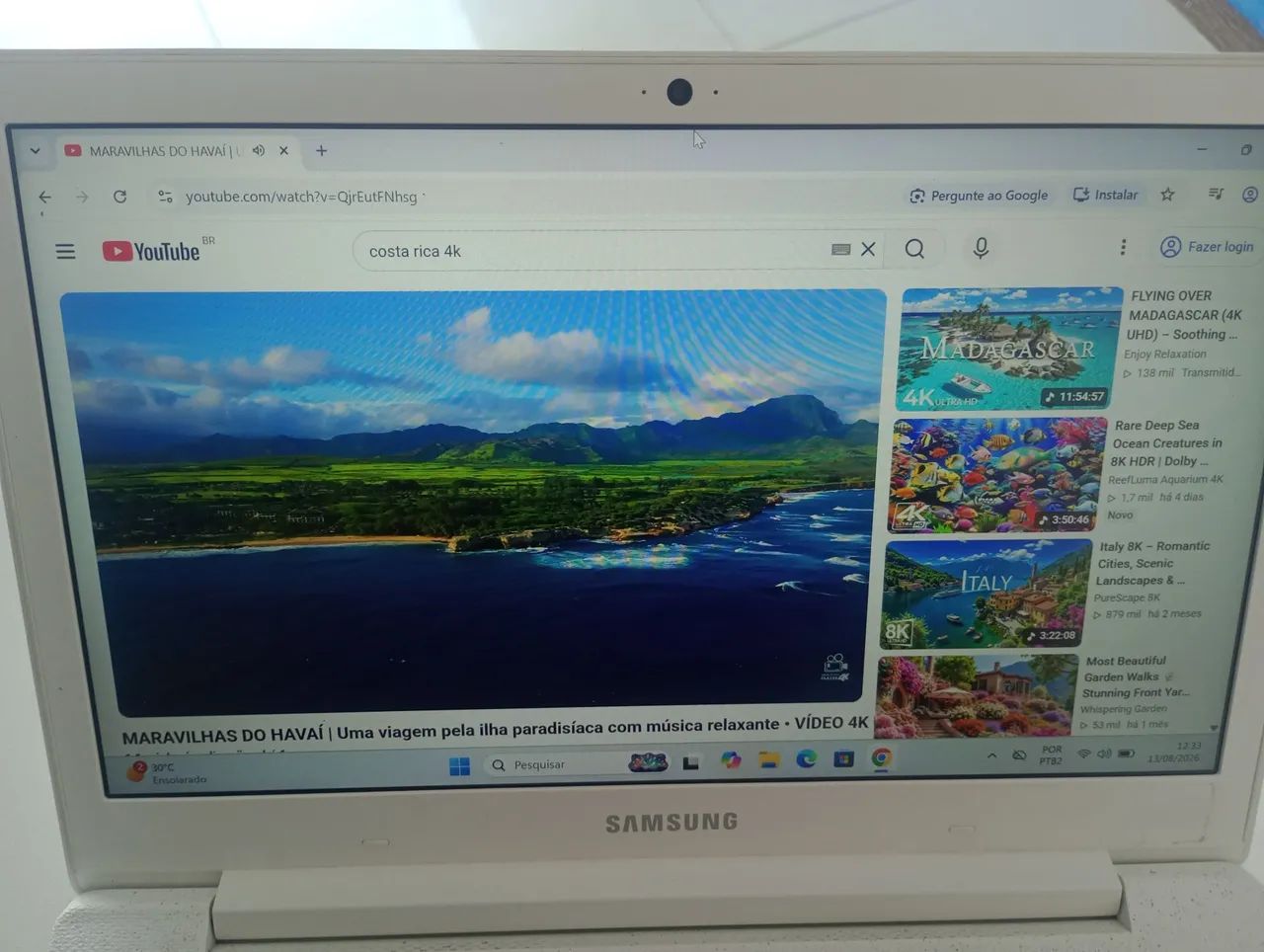Notebook Samsung F30 - Branco  - Foto 4
