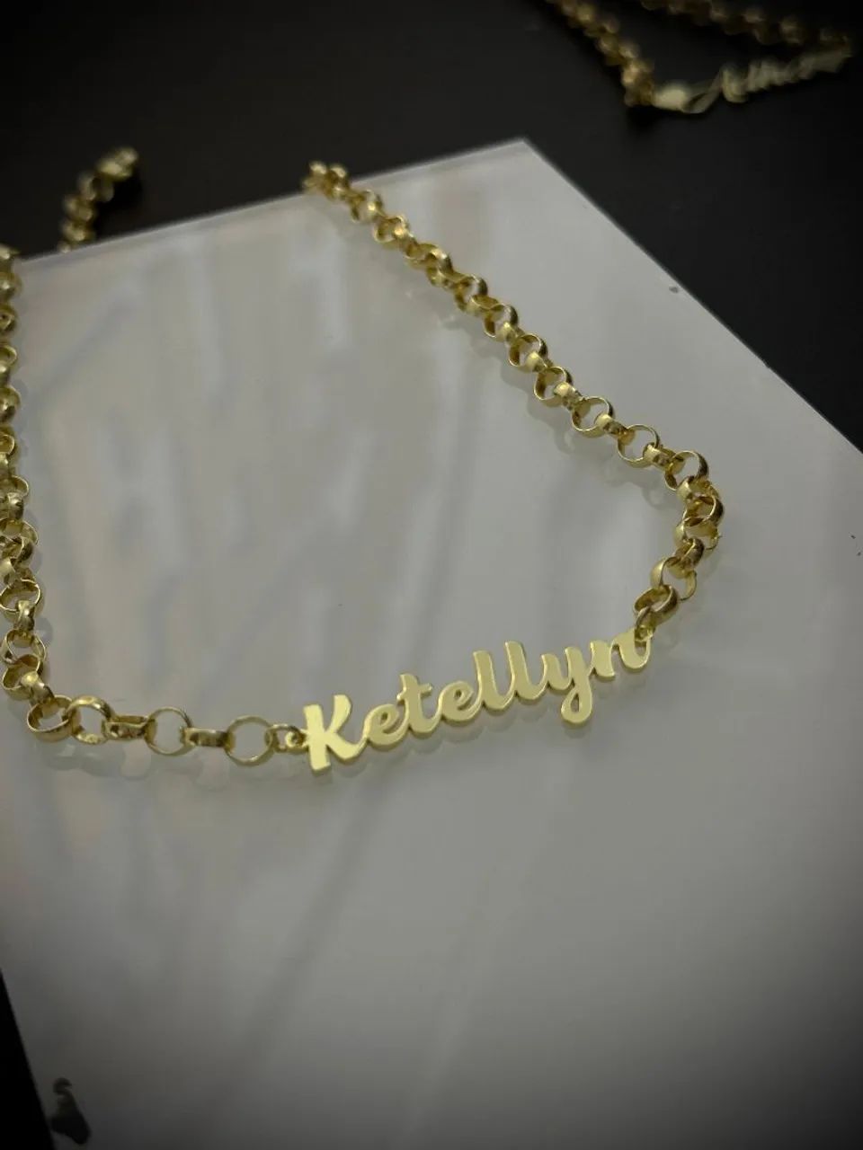 Corrente Personalizada com Nome - Acabamento Premium e Sofisticado  - Foto 4