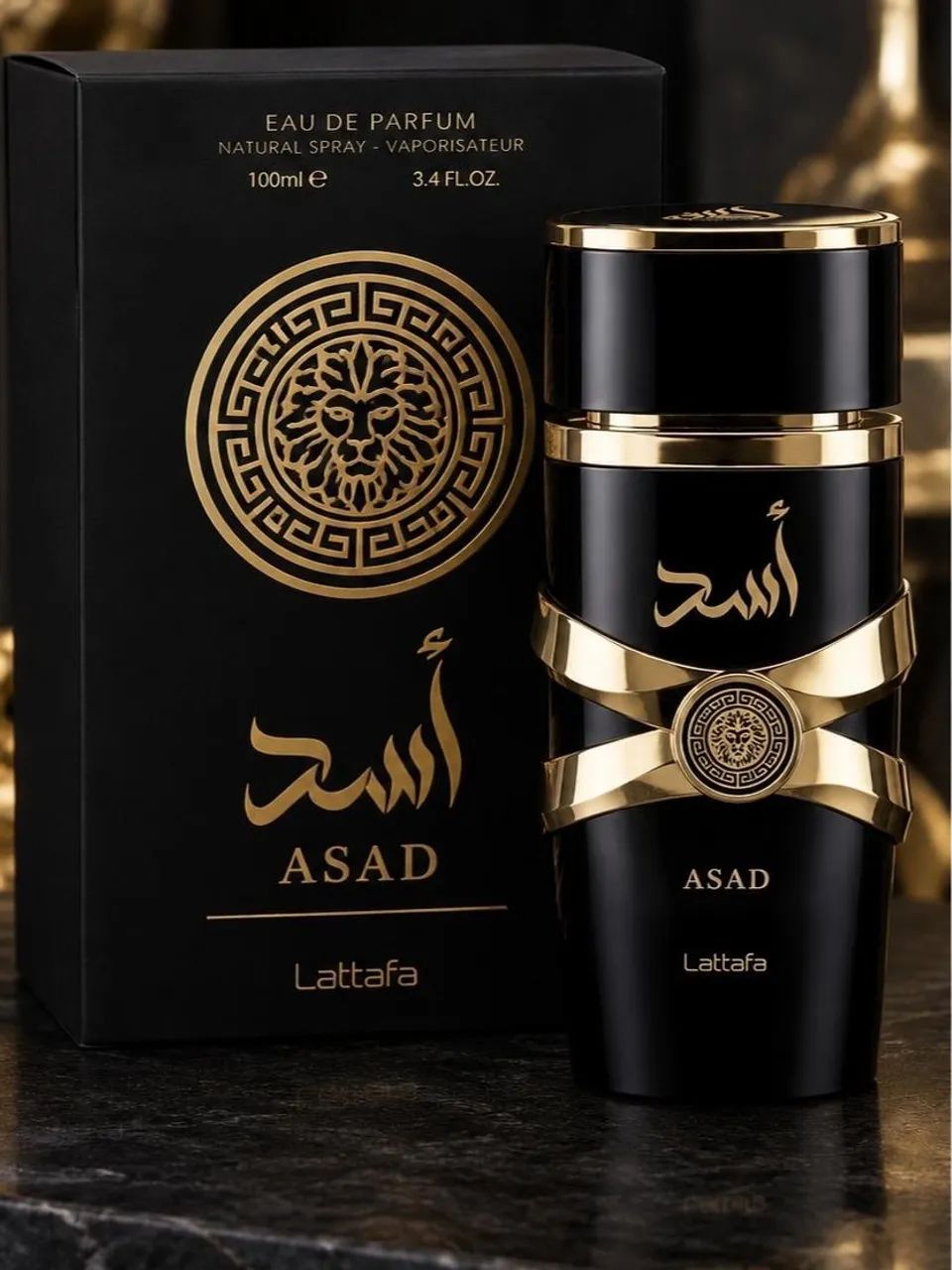 Perfume Asad Lattafa 100ml Masculino Original 