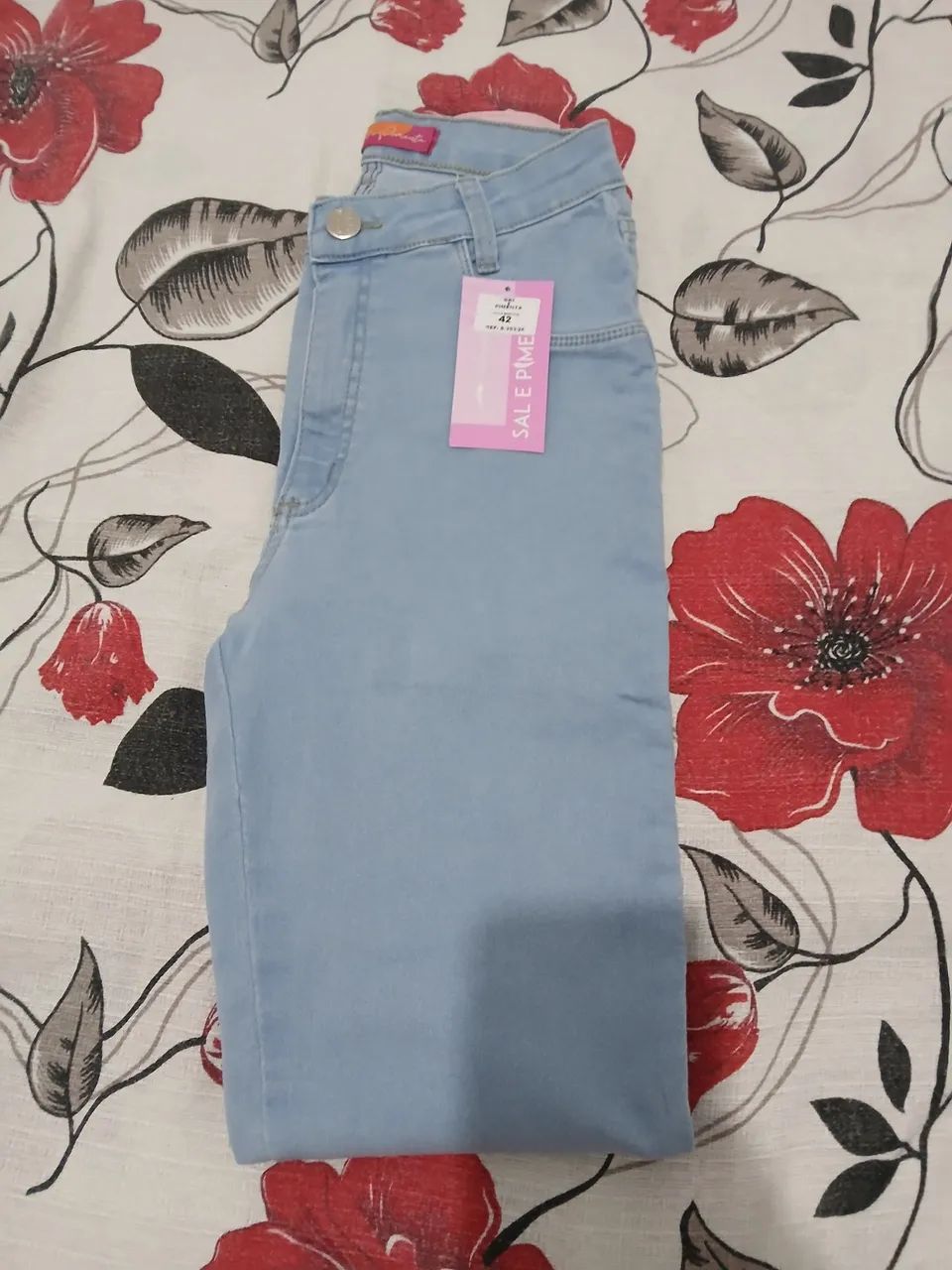 Calça sal  pimenta  feminina  - Foto 2