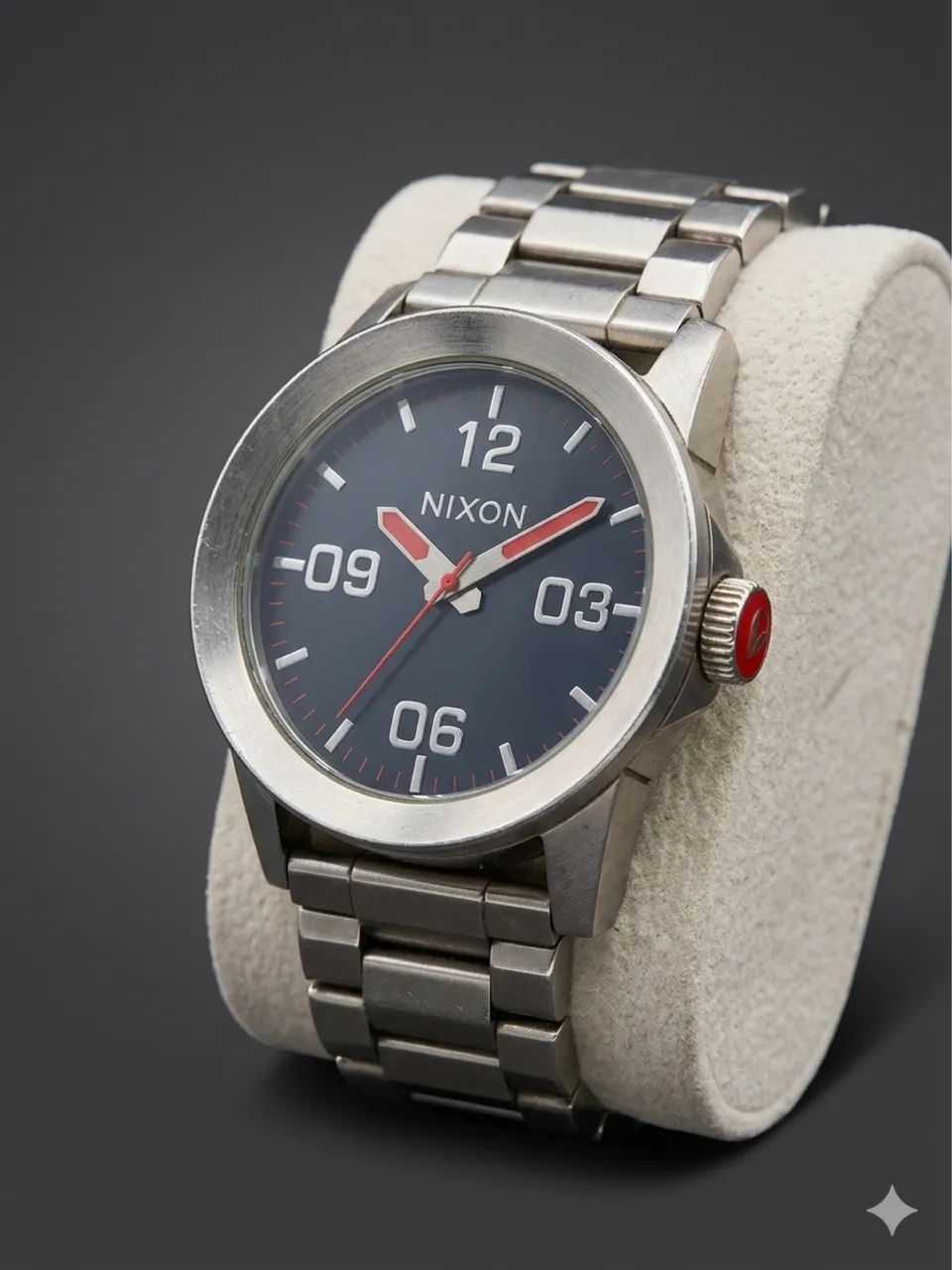 Relógio Nixon The Private Aço Masculino Original Usado