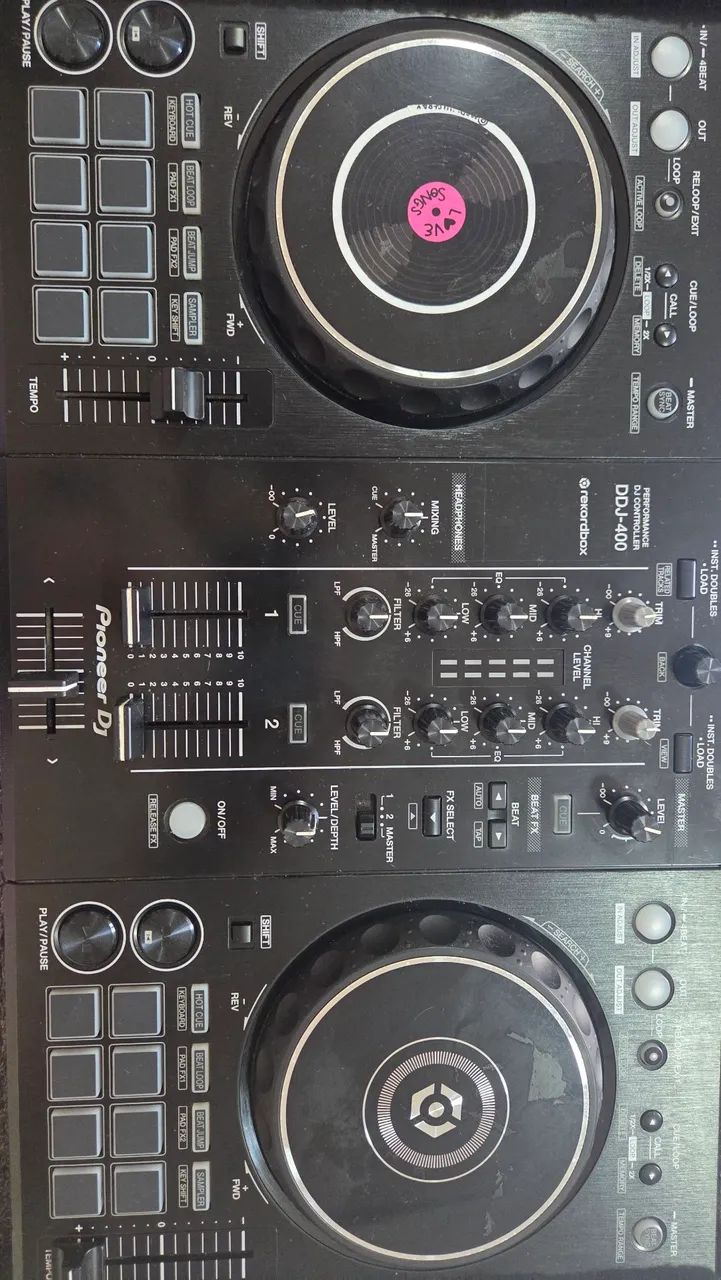 CONTROLADORA DDJ 400 + CASE + CABOS 