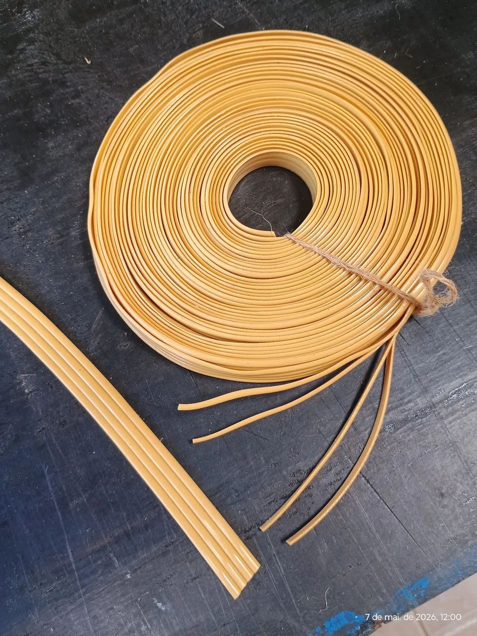 Cipó sintético bambu amarração junco  - Foto 3