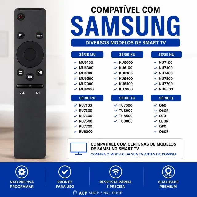 Controle Compatível com Samsung Smart Curve  - Foto 2