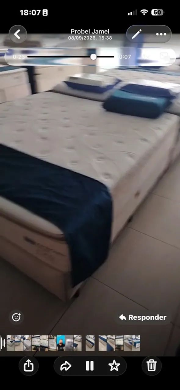Cama box, conjunto colchão mais box  - Foto 4