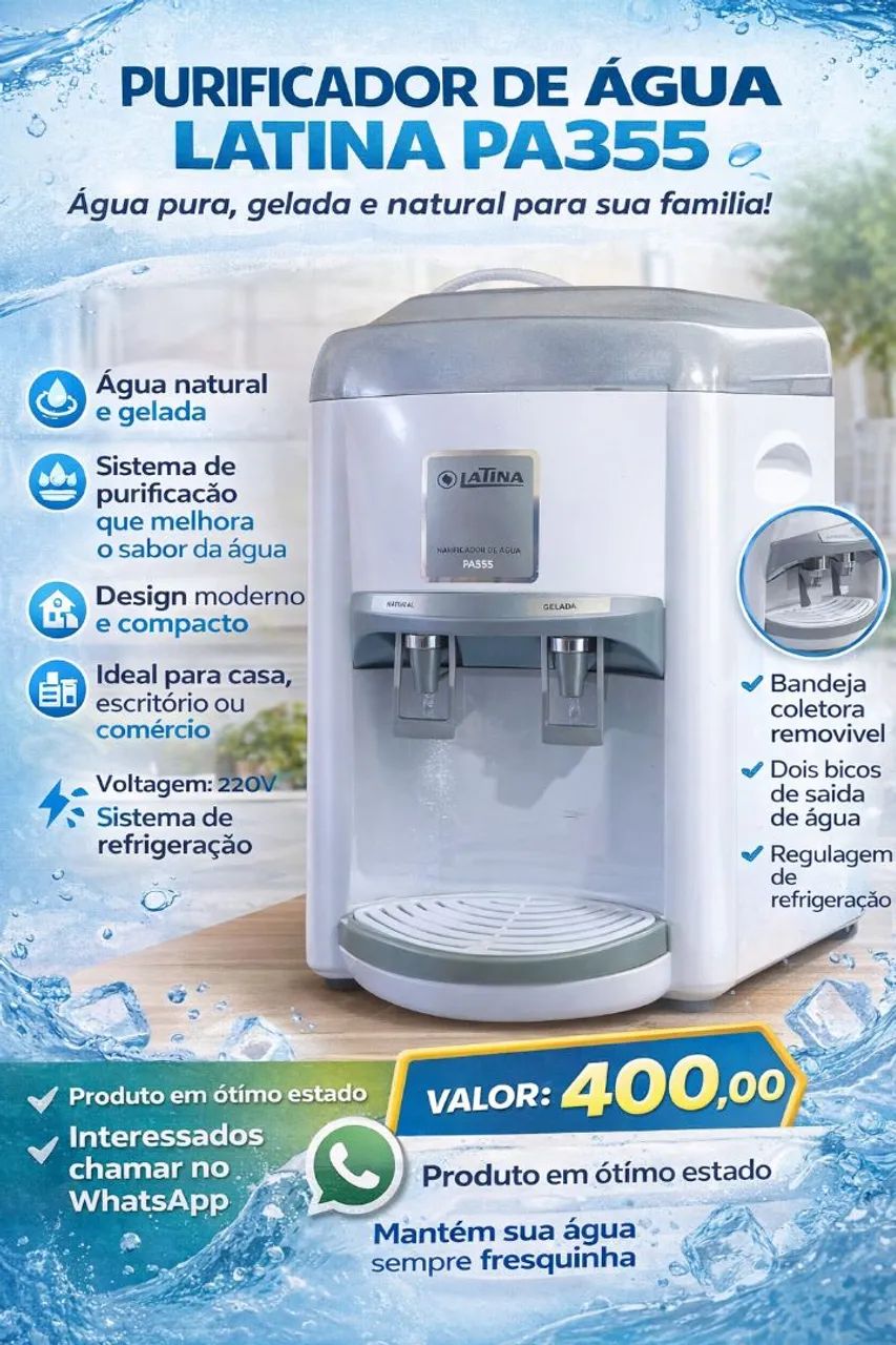 Purificador de Água Latina PA355