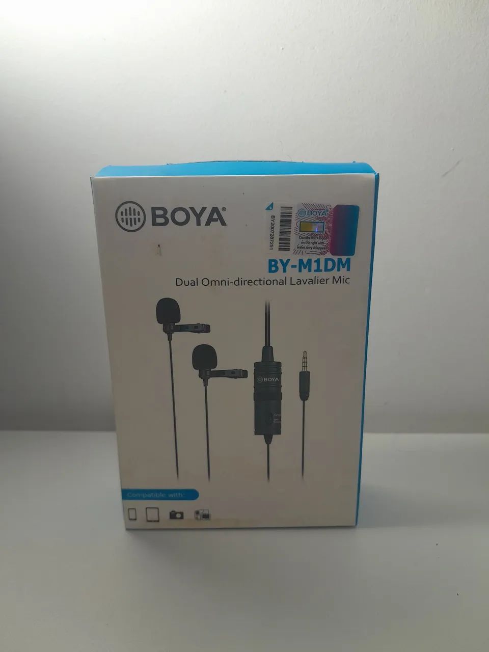 Microfone de lapela BOYA duplo (BY-M1DM) - Foto 2