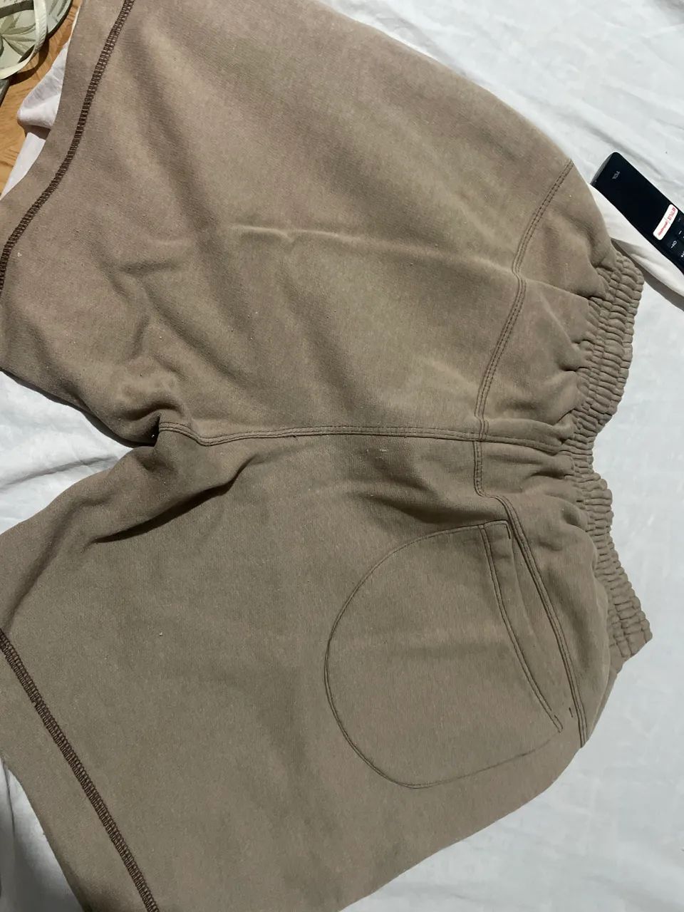 Short moletom bege  - Foto 2