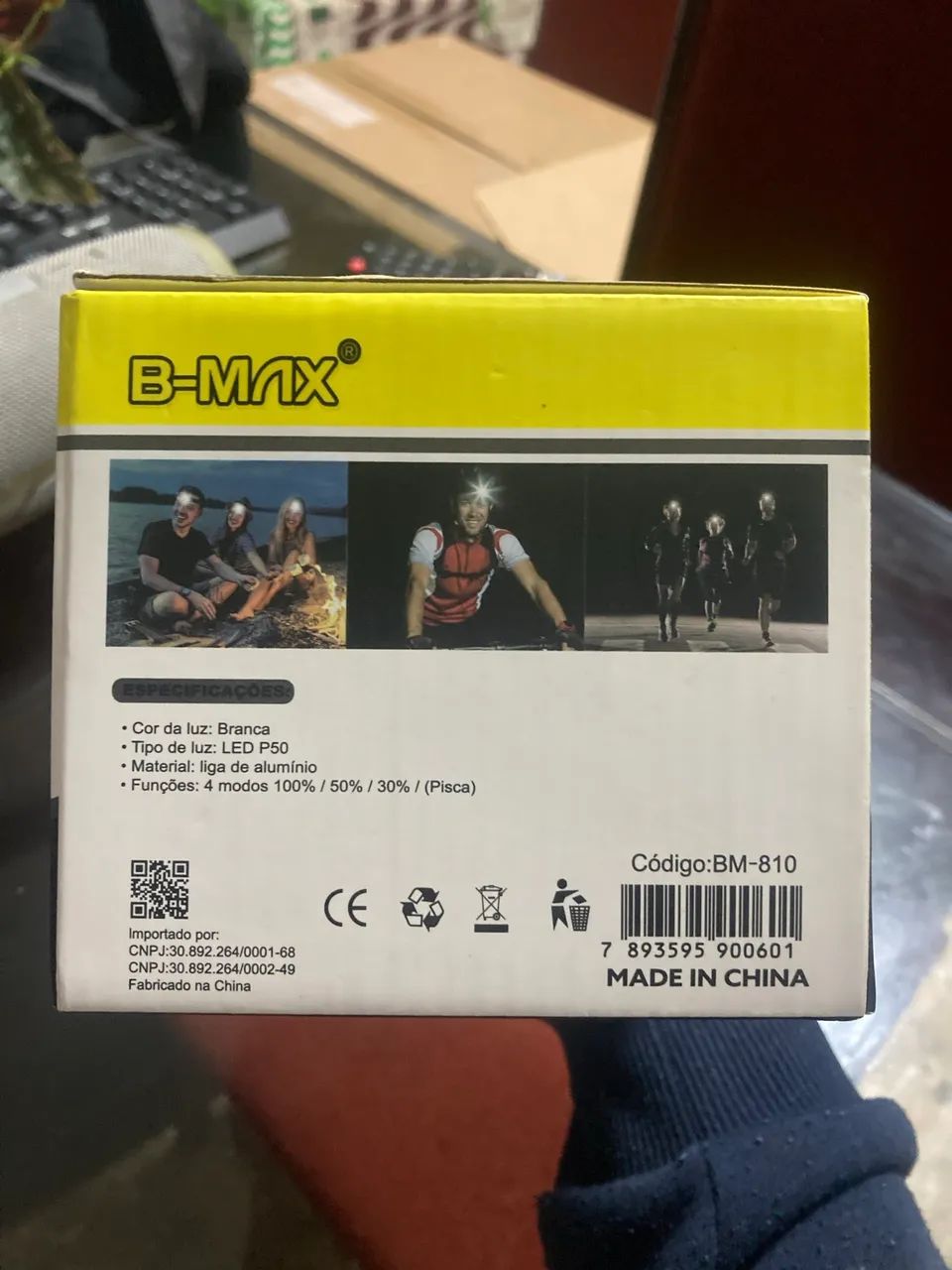 Lanterna de cabeça Bmax P50