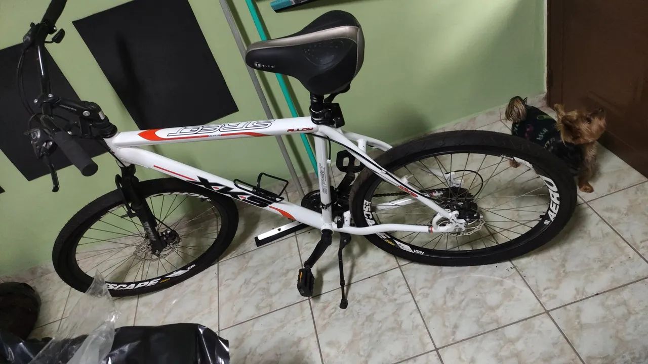 Bicicleta aro 26 com freio a disco - Foto 4