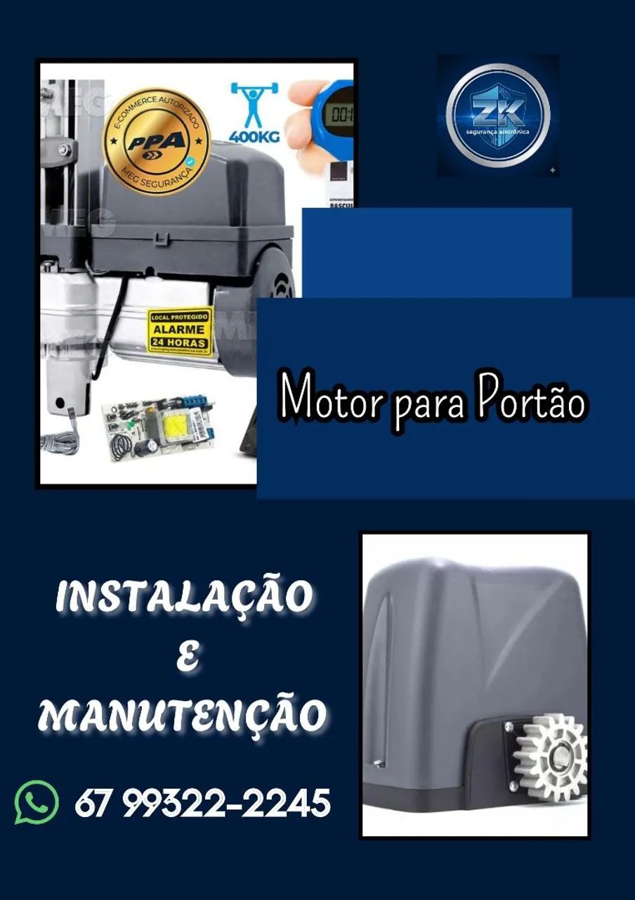 Motor de Portão ?Segurança na Entrada. 