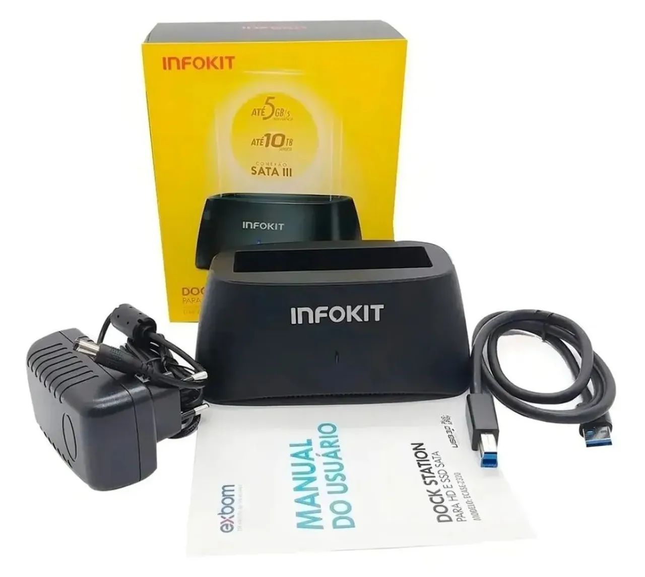 DOCKSTATION HD 2.5 E 3.5 USB 3.0 - INFOKIT - Foto 2