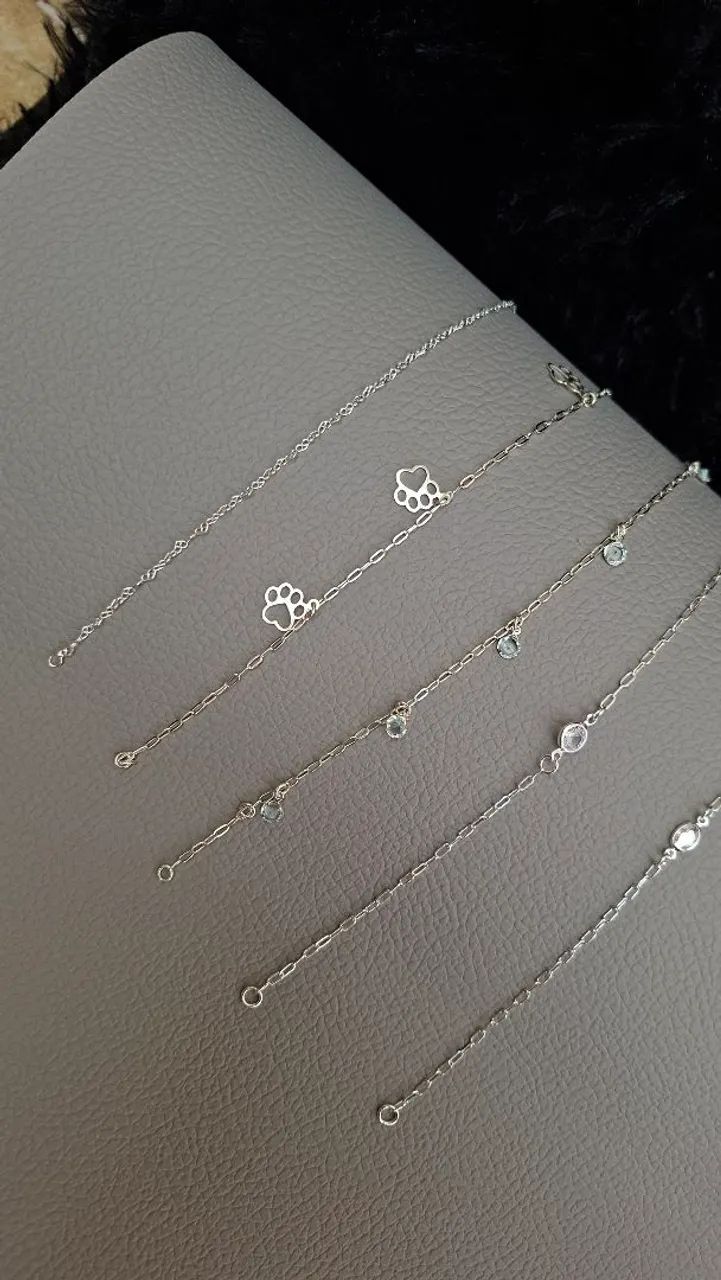 Pulseiras Femininas de Prata 925 - Foto 3