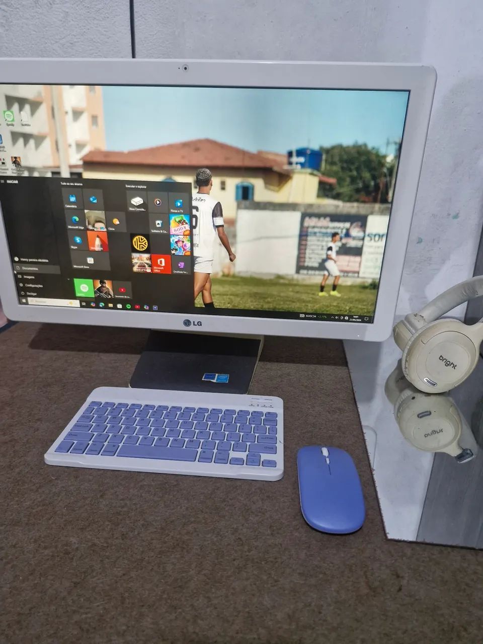 Computador all in one 500 gb de HD 