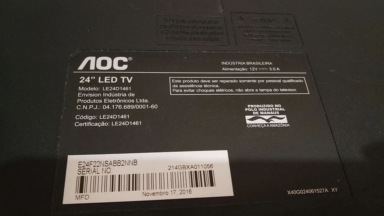 Monitor e tv AOC LED FULL HDMI (com cabo HDMI) - Foto 2