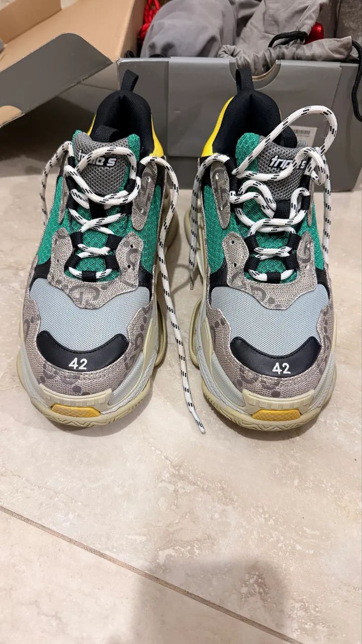 Balenciaga triple S x Gucci 