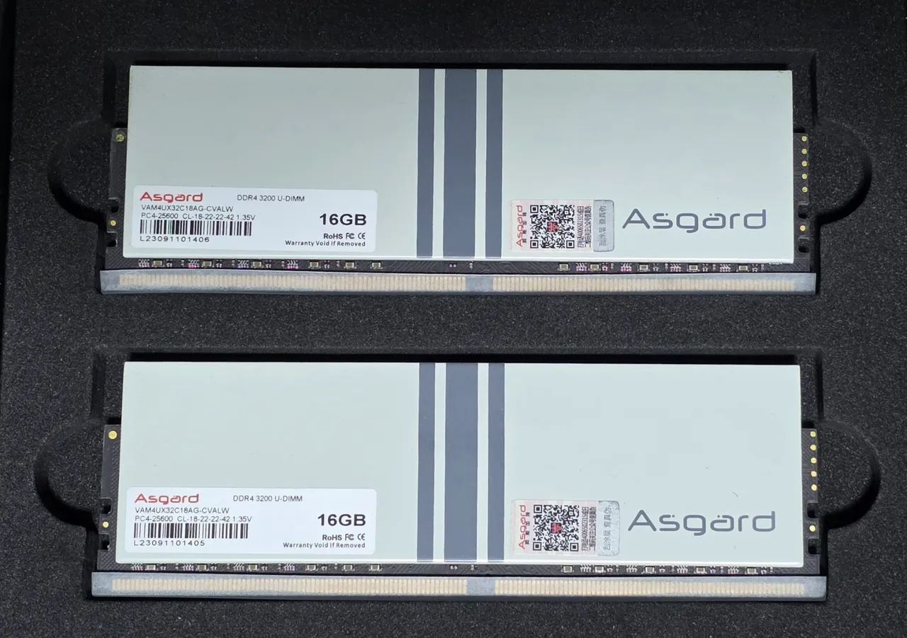 Memória RAM 32GB (2 x 16GB) DDR4 3200 C16 Asgard Valkyrie com Leds RGB Gamer Gaming - Foto 2