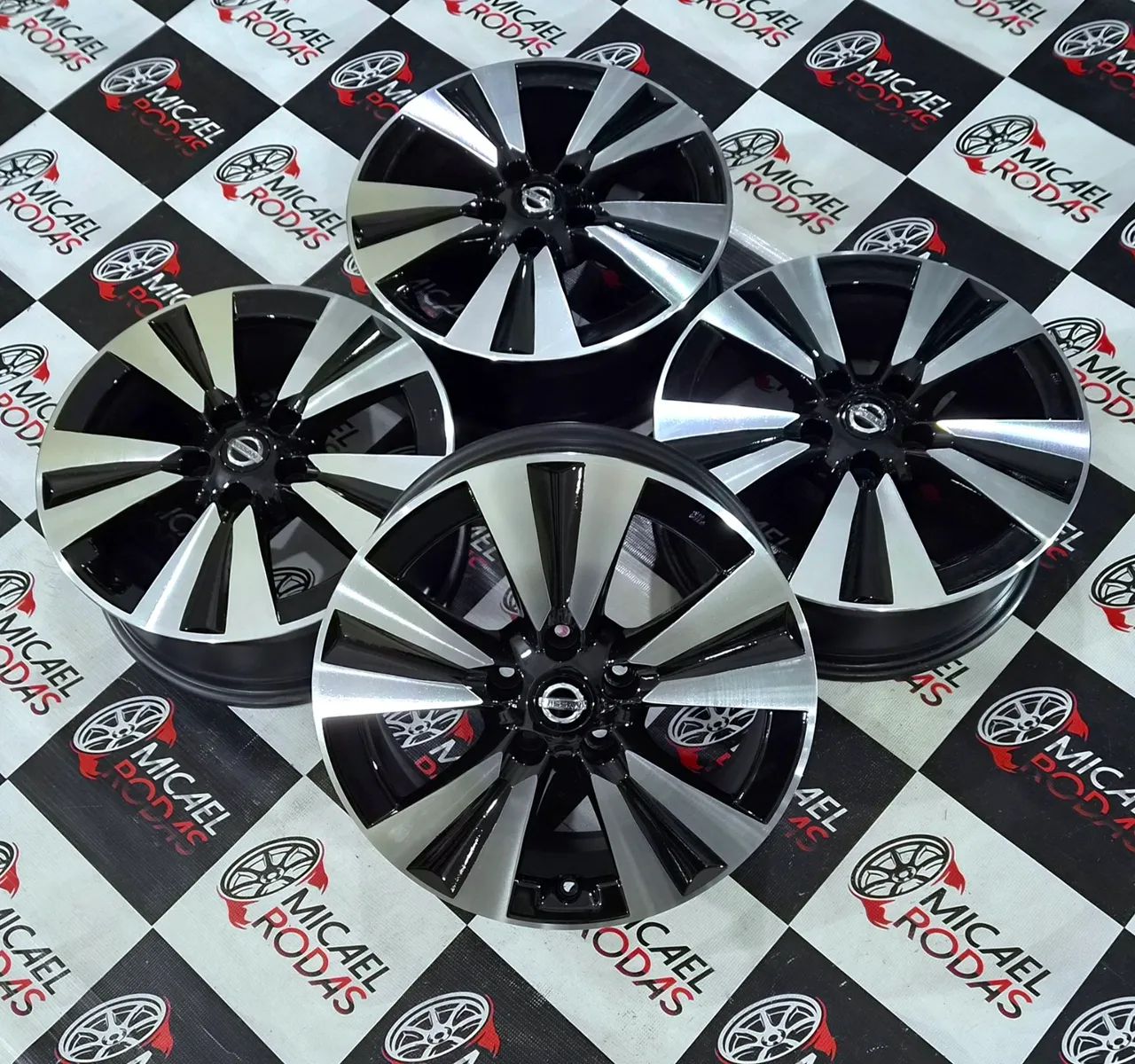 Jogo de Rodas 17 Nissan Sentra 5x114 Originais Zeradas - Enviamos