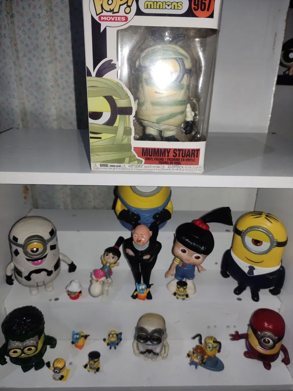 Coleção de brinquedos colecionáveis