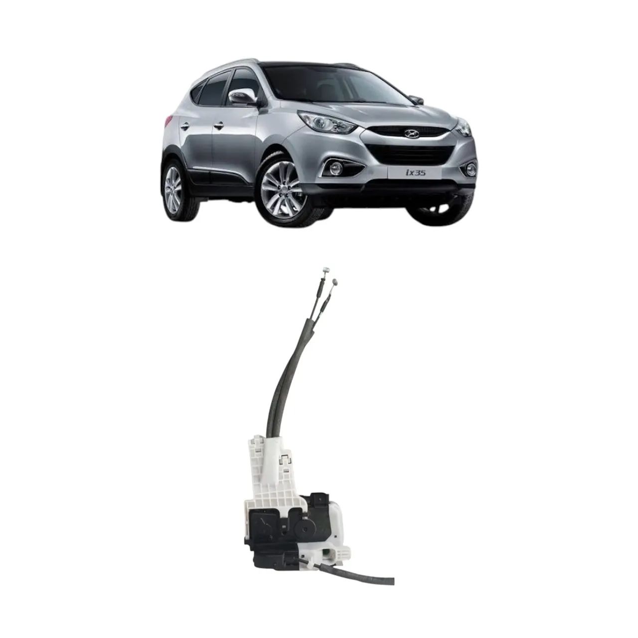 はるか Fechadura Porta Dianteira Esquerda Hyundai Ix35 2011 2018 - Peças