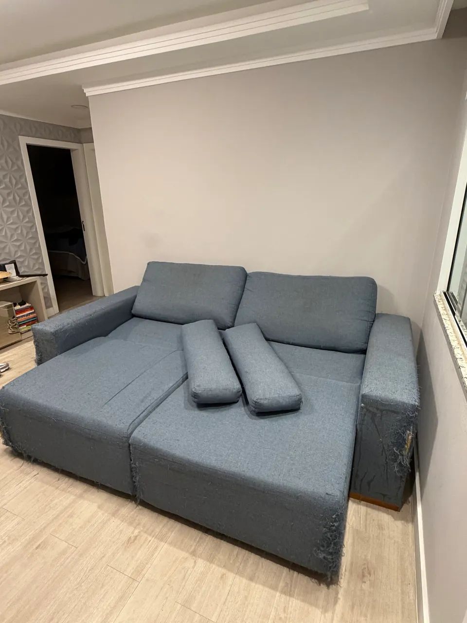 Sofá de linho em Chaise  - Foto 5