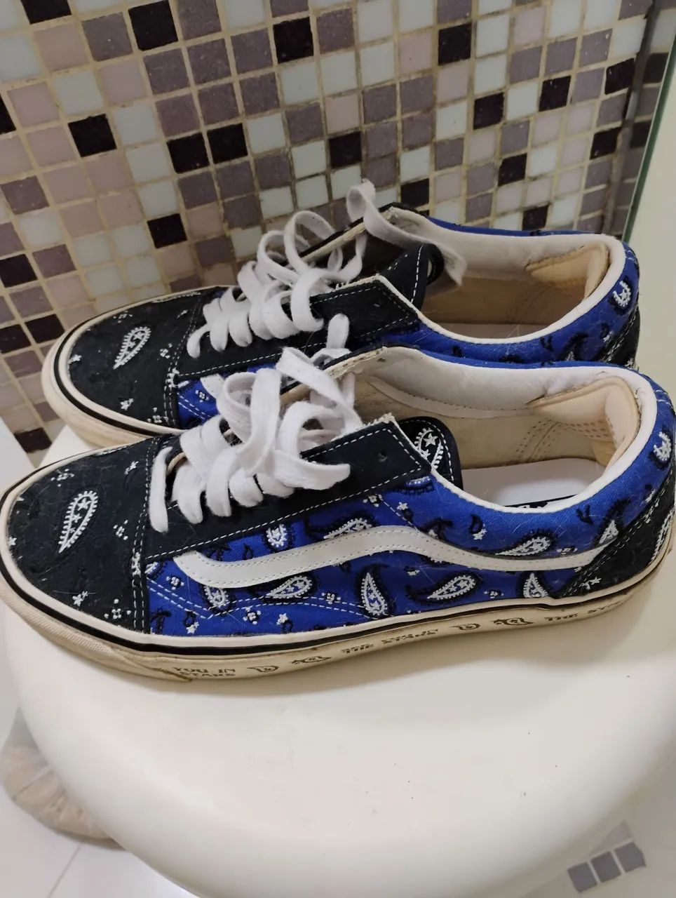 Tênis vans Azul e preto Stars - 41 - Foto 5