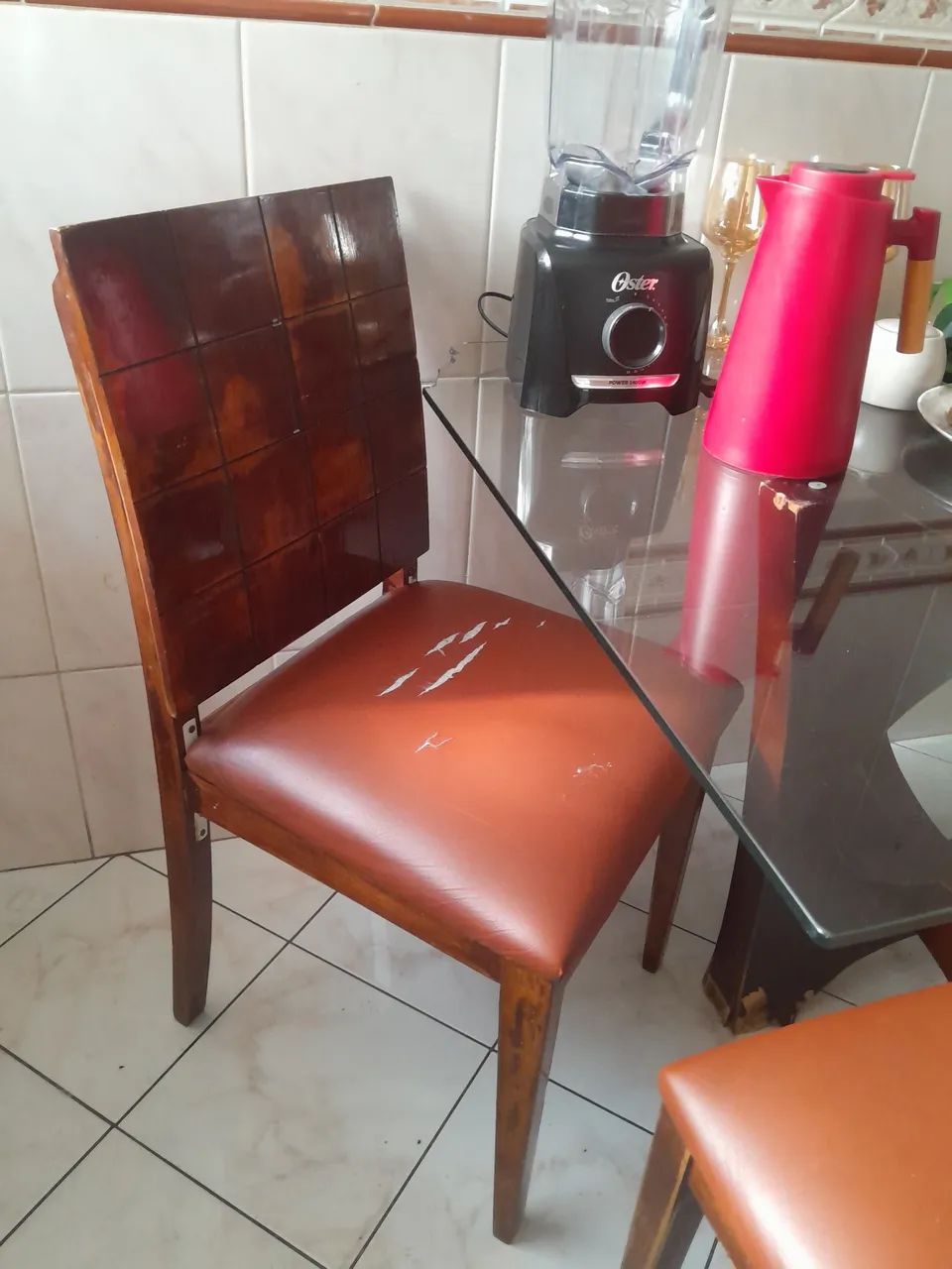  4 Cadeira de jantar madeira - Foto 5