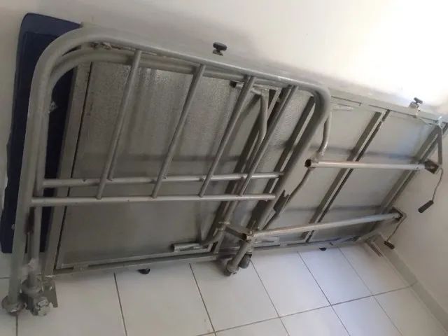 Cama hospitalar +colchão  - Foto 3