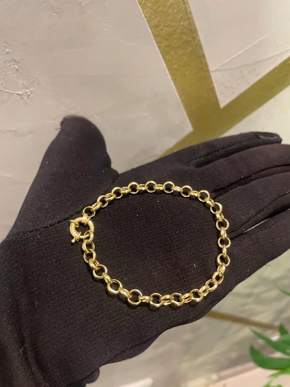 Pulseira portuguesa ouro 18k  - Foto 3
