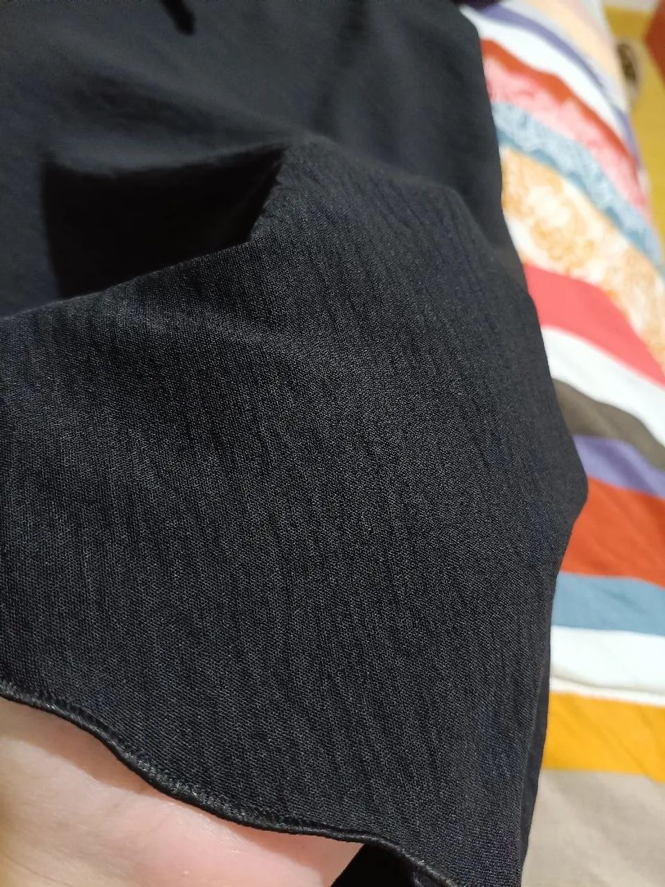Camisa Preta Feminina Tam. G/GG - Usada Apenas Uma Vez - Foto 3
