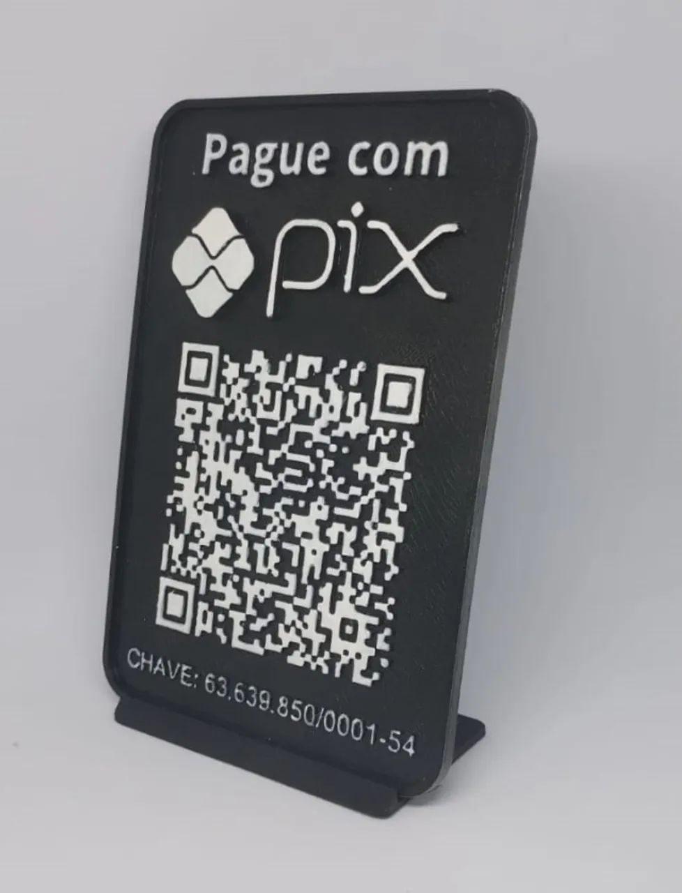 Placa Pix - Impressão 3D - Foto 3