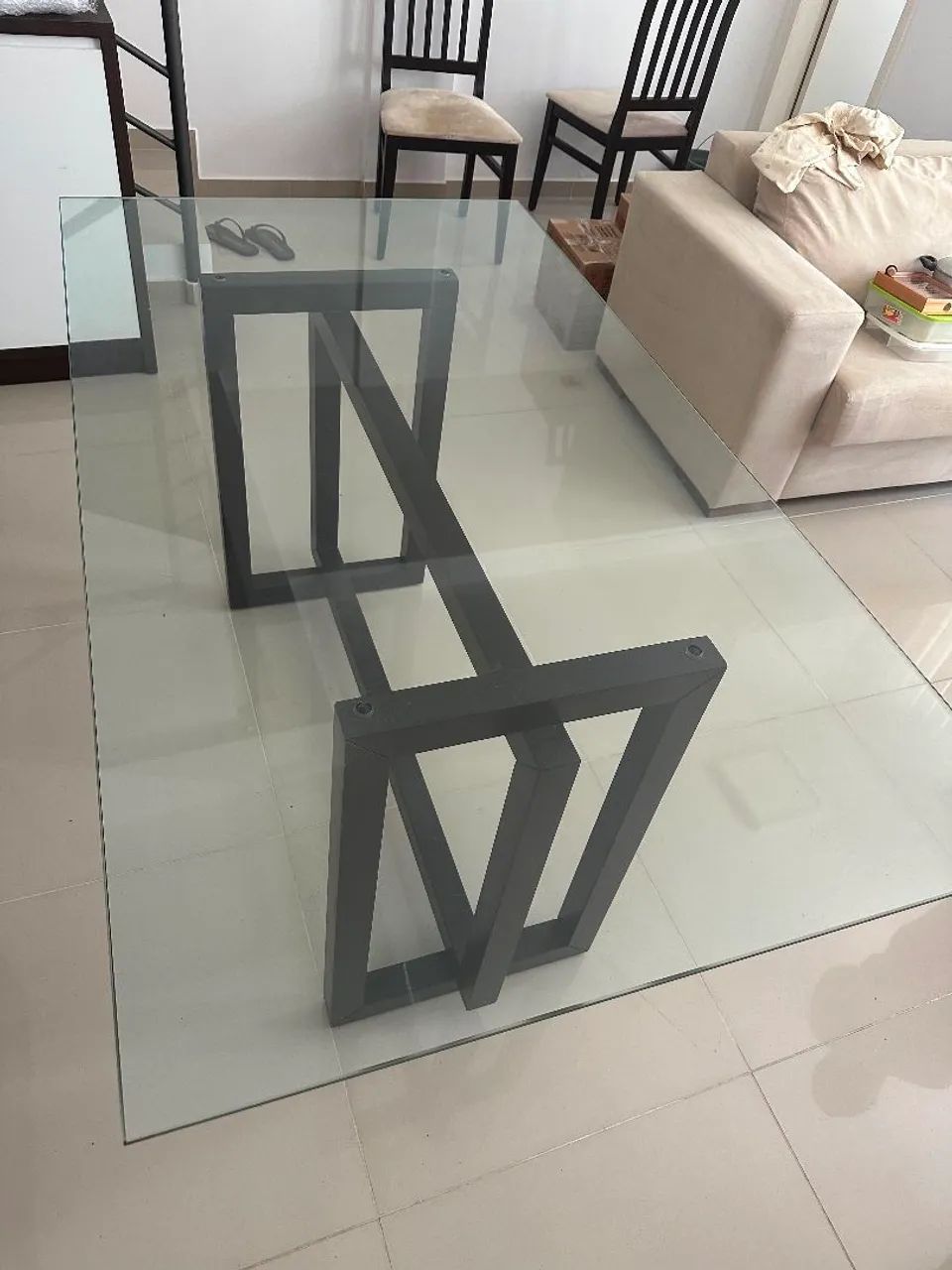 Conjunto mesa de jantar 6 cadeiras 