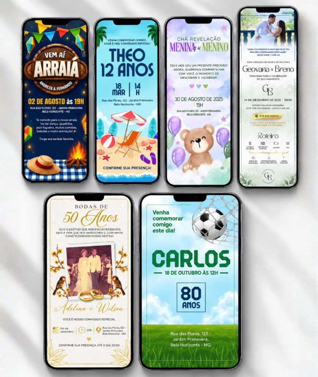 Convite personalizado interativo ou animado - Foto 3