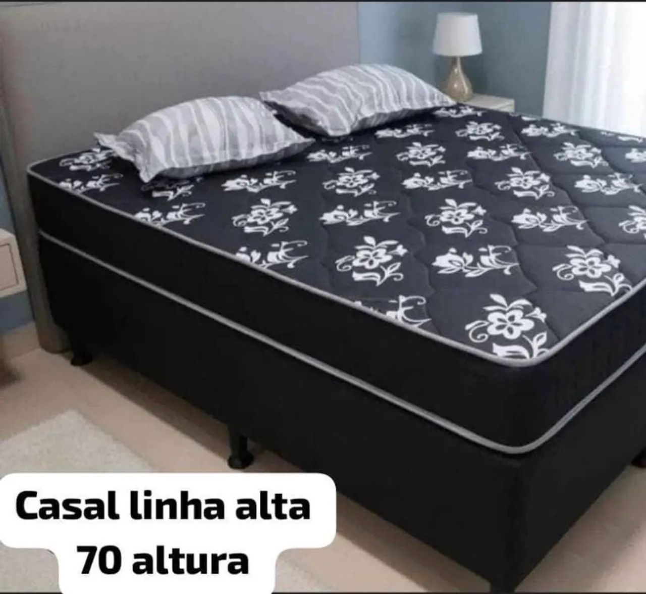 Mega oferta só essa semana cama box casal 10cm D33 - Foto 2