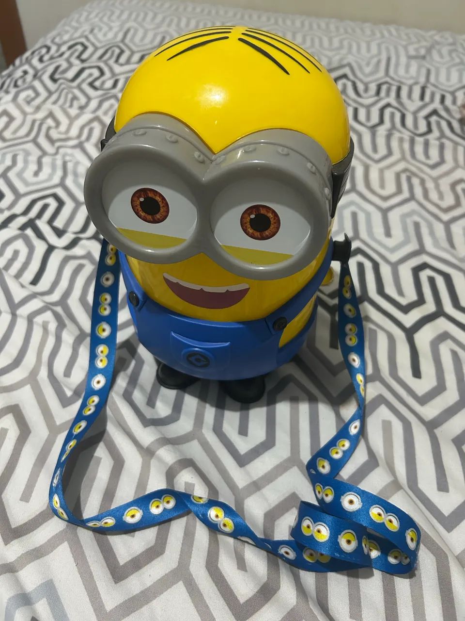 Balde de pipoca original do Mínions. Comprado na CineMark - Foto 2