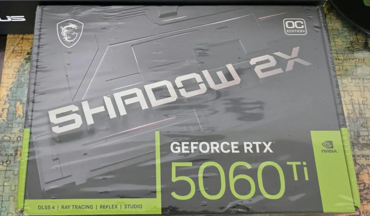 Placa De Video Rtx5060ti 16gb Shadow 2x Oc Plus Msi