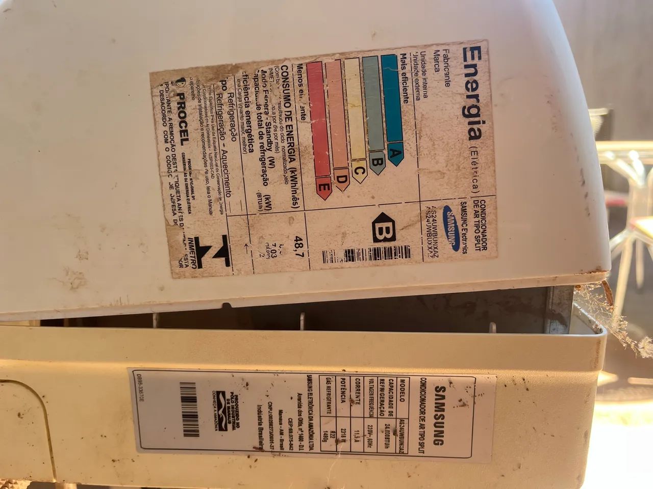 Ar Condicionado Split Samsung 24.000 BTU/h - 220V - Foto 2