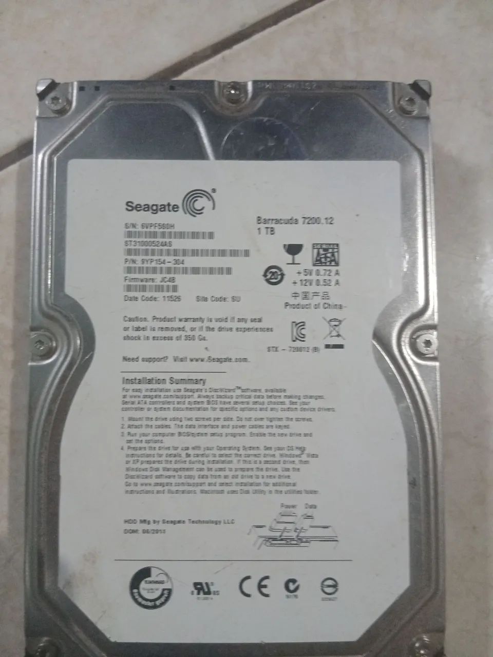 HD Seagate Barracudo 1TB usado - Foto 4