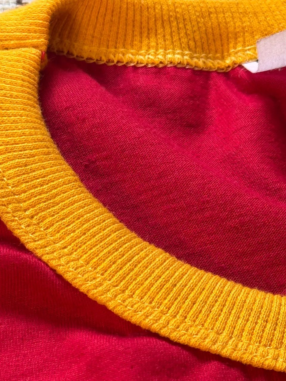 Camiseta Lula 14 Vermelho Gola Mostarda - Foto 2