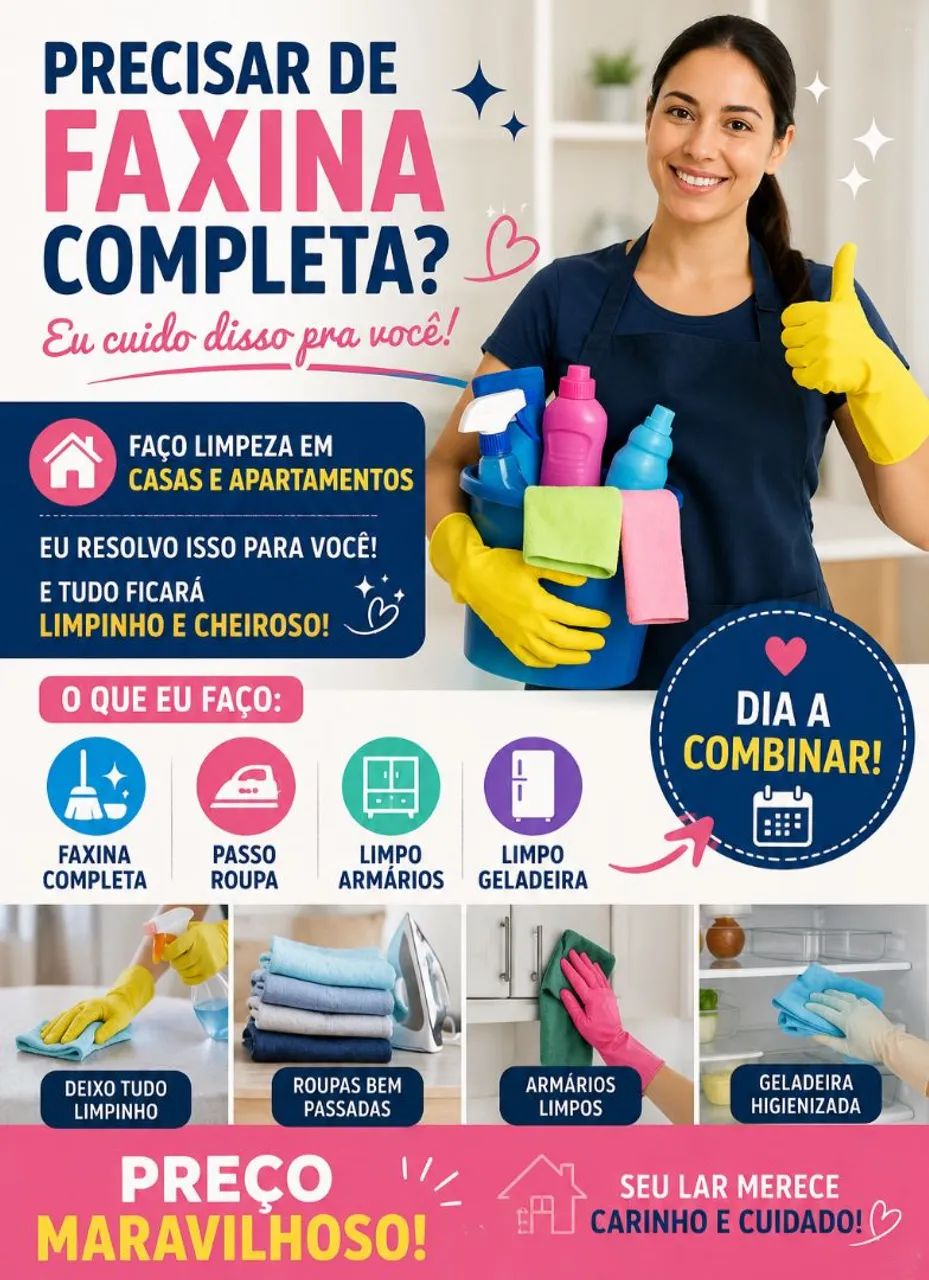 FAÇO FAXINA 
