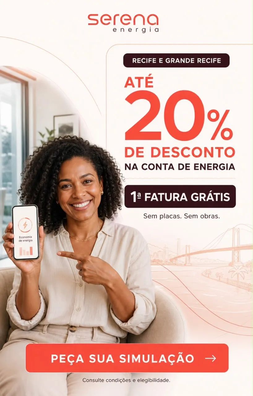 ECONOMIZE ATé 20% NA SUA CONTA DE ENERGIA